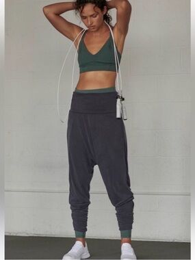 FP Movement by Free People Charcoal Gray Harem Jogger Pants Yoga Athleisure S